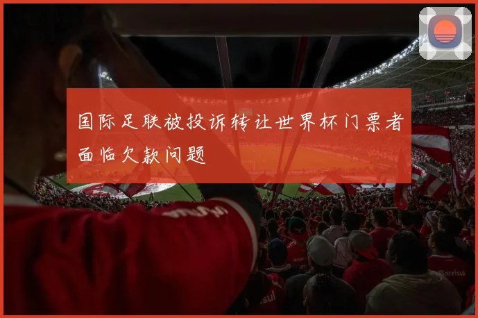 国际足联被投诉转让世界杯门票者面临欠款问题